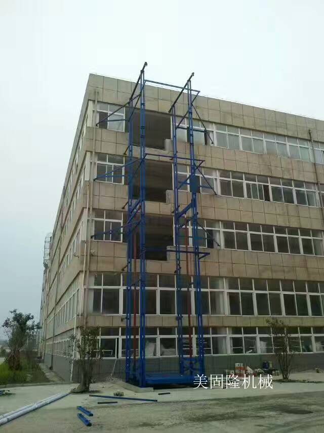 果洛室外双臂导轨式升降机厂家